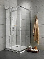 Душевой уголок Radaway Premium Plus C коричневое стекло 80*80*190 без поддона Душевой уголок Radaway Premium Plus C коричневое стекло 80*80*190 без поддона