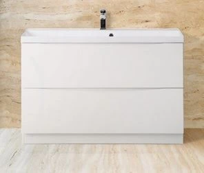 Тумба с раковиной BelBagno Marino 90 Bianco Lucido напольная