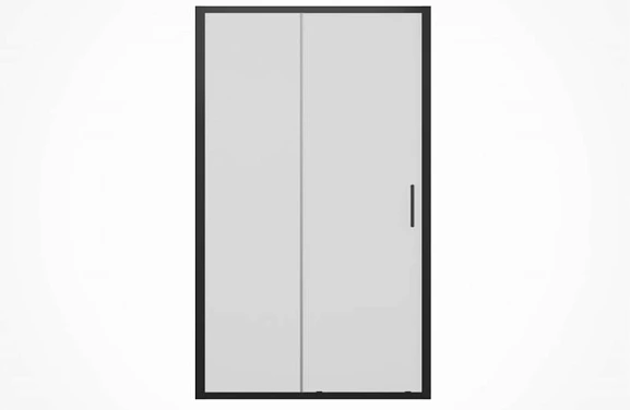 Bravat Душевая дверь в нишу Black Line 120*200 L/R без поддона