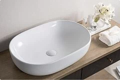 Накладная раковина BelBagno BB1084 60*42 белая