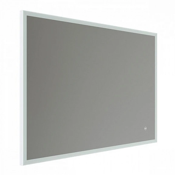 Зеркало Iddis Brick 100 белый матовый