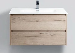Тумба с раковиной BelBagno Kraft 80 Rovere Galifax Bianco
