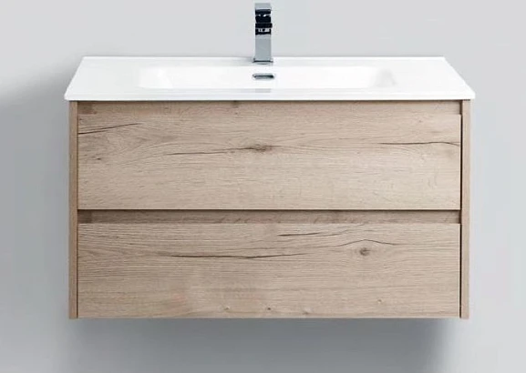 Тумба с раковиной BelBagno Kraft 80 Rovere Galifax Bianco