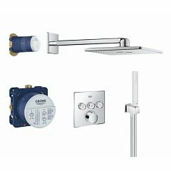 Душевой комплект Grohe SmartControl 34712000 со смесителем хром