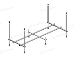 Каркас для ванны Alex Baitler Orta 150х90 L/R с заклепками (приобретается в комплекте с ванной)