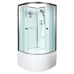 Душевая кабина Deto D10 100х100х208 без крыши Душевая кабина Deto D10 100х100х208 без крыши