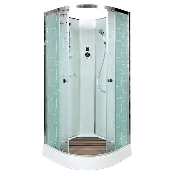 Душевая кабина Deto EM1590 90х90х208 без крыши