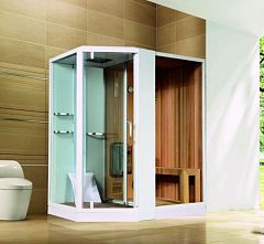 Финская сауна Orans Diamond SR-89103RS White 180*130*220 R Финская сауна Orans Diamond SR-89103RS White 180*130*220 R