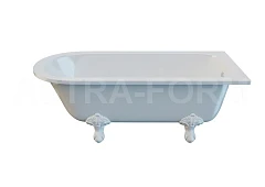 Ванна из искусственного камня Astra-Form Ретро 170х75 ножки белые (комплект) Ванна из искусственного камня Astra-Form Ретро 170х75 ножки белые (комплект)