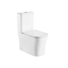 Унитаз-компакт Ceruttispa Marmolada 36,5*62 безободковый с крышкой-сиденьем микролифт Slim Унитаз-компакт Ceruttispa Marmolada 36,5*62 безободковый с крышкой-сиденьем микролифт Slim