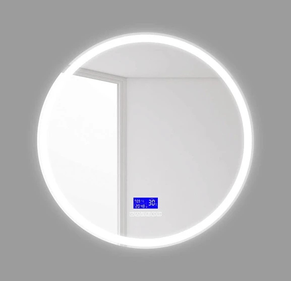 Зеркало BelBagno SPC-RNG-800-LED-TCH-RAD 80 с bluetooth, радио, цифровым термометром
