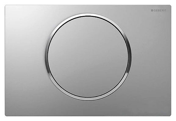 Клавиша смыва Geberit Sigma10 матовый хром/глянцевый хром смыв/стоп