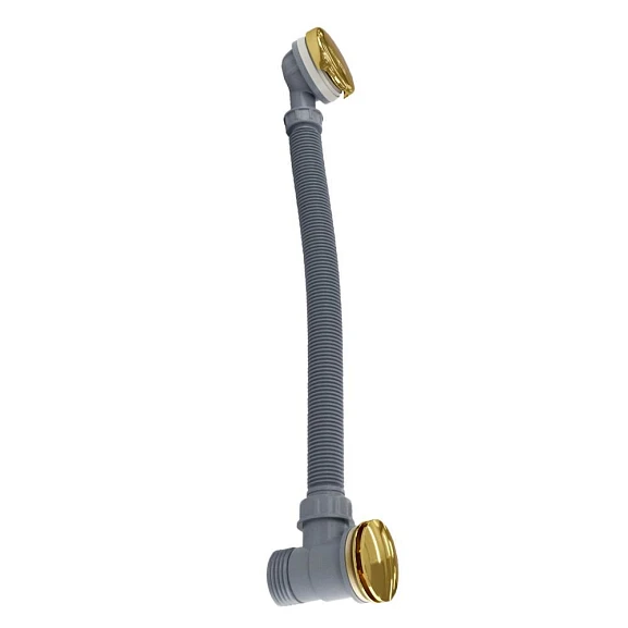 Слив-перелив для ванны WasserKRAFT A206 65см золото