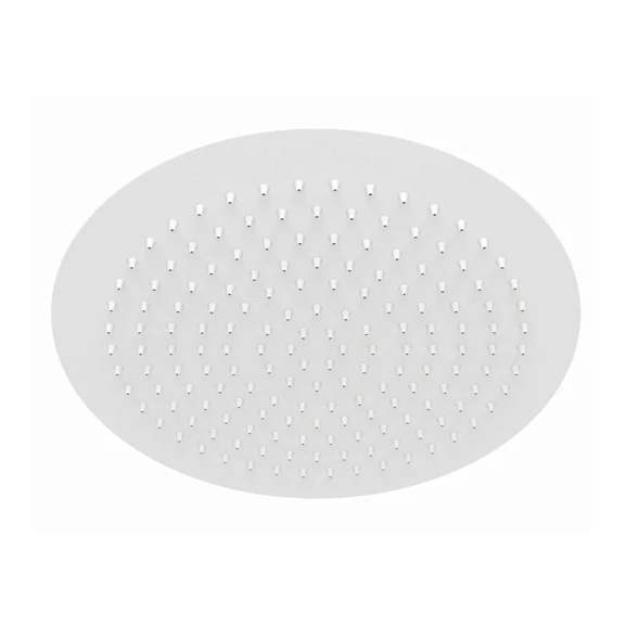 Верхний душ WasserKRAFT A161 белый, покрытие Soft-touch