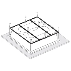 Каркас к ванне VagnerPlast Helios 194*170 (приобретается в комплекте с ванной) Каркас к ванне VagnerPlast Helios 194*170 (приобретается в комплекте с ванной)