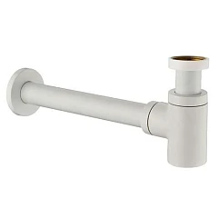Сифон для раковины Paffoni Minimal ZACC240BO белый матовый Сифон для раковины Paffoni Minimal ZACC240BO белый матовый