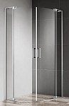 Душевой уголок Cezares SLIDER-R-2-90/100-C-Cr 90/100*90/100*195 профиль хром стекло прозрачное без поддона Душевой уголок Cezares SLIDER-R-2-90/100-C-Cr 90/100*90/100*195 профиль хром стекло прозрачное без поддона