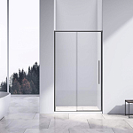 Душевая дверь в нишу Vincea Slim-N 140*195 профиль вороненая сталь L/R без поддона Душевая дверь в нишу Vincea Slim-N 140*195 профиль вороненая сталь L/R без поддона
