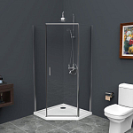Душевой уголок BelBagno UNO-195-P-1-80-C-Cr 80*80*195 L/R без поддона Душевой уголок BelBagno UNO-195-P-1-80-C-Cr 80*80*195 L/R без поддона