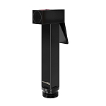 Гигиеническая лейка WasserKRAFT A214 с фиксатором, черный глянец Гигиеническая лейка WasserKRAFT A214 с фиксатором, черный глянец