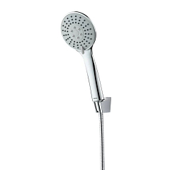 Душевая лейка Milardo Essential 3303F10M16 3 режима с держателем и шлангом хром