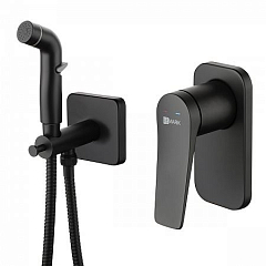 Гигиенический душ со смесителем Lemark Bronx LM3719BL скрытый монтаж черный Гигиенический душ со смесителем Lemark Bronx LM3719BL скрытый монтаж черный