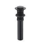 Донный клапан Bravat P6443BW-ENG латунь, без перелива, черный Донный клапан Bravat P6443BW-ENG латунь, без перелива, черный