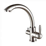 Смеситель Paulmark Essen Es213001-BS(Ni) для кухни никель Смеситель Paulmark Essen Es213001-BS(Ni) для кухни никель