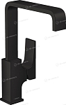 Смеситель Hansgrohe Metropol 32511670 для раковины с донным клапаном черный матовый Смеситель Hansgrohe Metropol 32511670 для раковины с донным клапаном черный матовый