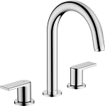 Смеситель Hansgrohe Vernis Shape 71563000 для раковины на 3 отверстия с донным клапаном хром Смеситель Hansgrohe Vernis Shape 71563000 для раковины на 3 отверстия с донным клапаном хром