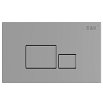 Клавиша смыва D&K Quadro DB1519001 хром глянец