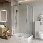 Душевой уголок BelBagno Luce LUCE-AH-22-145/120-C-Cr 145*120*195 без поддона Душевой уголок BelBagno Luce LUCE-AH-22-145/120-C-Cr 145*120*195 без поддона