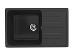Кухонная мойка Ulgran Classic U-400 75*49,5 (-344, ультра-черный)