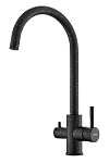 Смеситель Esko Granite Black GR 04 B для кухни, с подключением к фильтру, R-излив Смеситель Esko Granite Black GR 04 B для кухни, с подключением к фильтру, R-излив