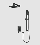 Душевой комплект Rush Thira TR3635-41Black черный матовый Душевой комплект Rush Thira TR3635-41Black черный матовый