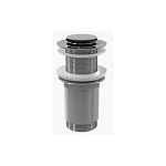 Донный клапан для раковины AlcaPlast A394 click/clack 5/4" цельнометаллический без перелива, с малой заглушкой для пластиковых и стеклянных раковин Донный клапан для раковины AlcaPlast A394 click/clack 5/4" цельнометаллический без перелива, с малой заглушкой для пластиковых и стеклянных раковин