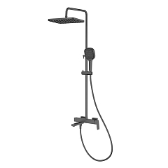 Душевая стойка Raglo R30.24.09 с изливом графит Душевая стойка Raglo R30.24.09 с изливом графит