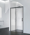 Душевая дверь в нишу BelBagno ACQUA-BF-1-140-C-NERO 140*195 L/R профиль черный без поддона Душевая дверь в нишу BelBagno ACQUA-BF-1-140-C-NERO 140*195 L/R профиль черный без поддона