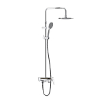 Душевая стойка Damixa Jupiter 977730000 с изливом и полочкой хром Душевая стойка Damixa Jupiter 977730000 с изливом и полочкой хром