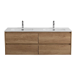 Тумба с раковиной BelBagno Kraft 140 с четырьмя ящиками Rovere Nebrasca Nature Тумба с раковиной BelBagno Kraft 140 с четырьмя ящиками Rovere Nebrasca Nature