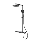 Душевая стойка Vincea Aspire VSFS-4AS1GM с изливом вороненая сталь Душевая стойка Vincea Aspire VSFS-4AS1GM с изливом вороненая сталь
