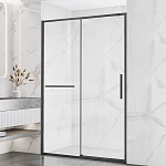 Душевая дверь в нишу Vincea Slim Soft 140*200 с доводчиком профиль вороненая сталь L/R без поддона Душевая дверь в нишу Vincea Slim Soft 140*200 с доводчиком профиль вороненая сталь L/R без поддона