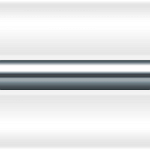 Декоративный молдинг Миранда на фронтальную панель хром