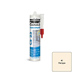Затирка Ceresit CS25 Silicoflexx эластичная силиконовая №41 натура 280мл Затирка Ceresit CS25 Silicoflexx эластичная силиконовая №41 натура 280мл