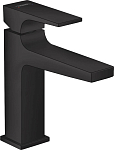 Смеситель Hansgrohe Metropol 32507670 для раковины с донным клапаном черный матовый Смеситель Hansgrohe Metropol 32507670 для раковины с донным клапаном черный матовый