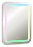 Зеркало Silver Mirrors Мальта RGB 55*80 с Led-подсветкой сенсорный выключатель Зеркало Silver Mirrors Мальта RGB 55*80 с Led-подсветкой сенсорный выключатель