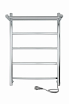 Электрический полотенцесушитель Indigo Arc 40*60 L/R с полкой серебристый Электрический полотенцесушитель Indigo Arc 40*60 L/R с полкой серебристый
