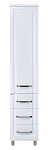 Пенал Misty Терра 40 L белый с 3 ящиками Пенал Misty Терра 40 L белый с 3 ящиками