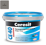 Затирка Ceresit CE40 Aquastatic №13 антрацит 2кг Затирка Ceresit CE40 Aquastatic №13 антрацит 2кг