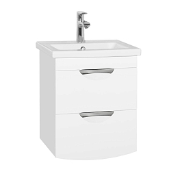 Тумба с раковиной Style Line Жасмин-2 50 Люкс подвесная белая Тумба с раковиной Style Line Жасмин-2 50 Люкс подвесная белая